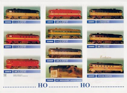 katalog Strain 1999-2000 (lokomotivy)