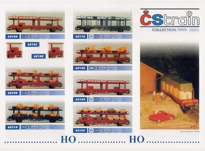 katalog Strain 1999-2000 (vagony)